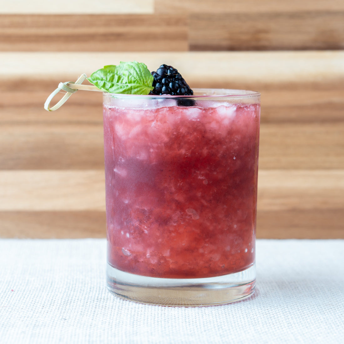 Heath elixir Cocktail with Blackberry