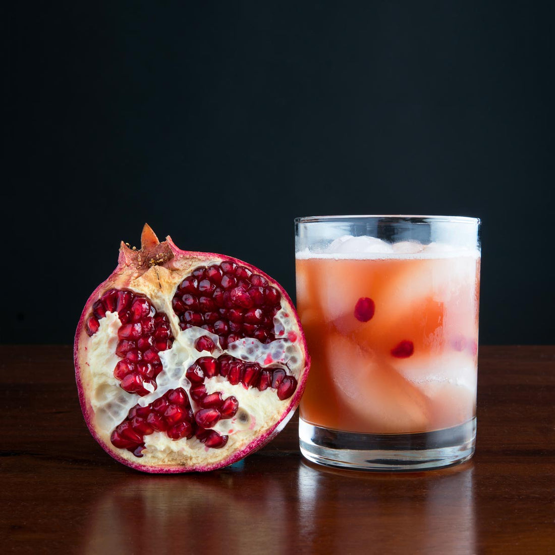 Whiskey Cocktails with Pomegranate Juice